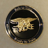 Naval Special Warfare Center West NSWC-W Ranges SEAL Safe to Train Ready to Train Navy Challenge Coin