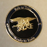 Naval Special Warfare Center West NSWC-W Ranges SEAL Safe to Train Ready to Train Navy Challenge Coin