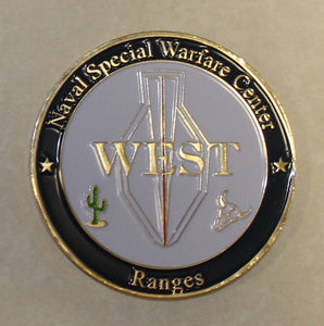 Naval Special Warfare Center West NSWC-W Ranges SEAL Safe to Train Ready to Train Navy Challenge Coin