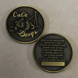 CABLE DAWG BY GOD Communications / Comm E&I Bronze Air Force Challenge Coin