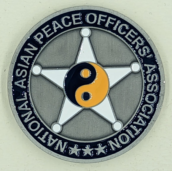 National Asian Peace Officers Association 2012 Police Challenge Coin
