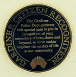 Gardiner Police Citizen Recognition Challenge Coin