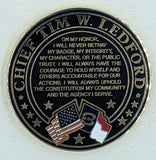 Mint Hill NC Chief Tim W. Ledford Police Challenge Coin