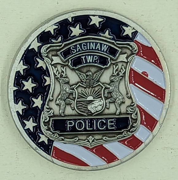 Saginaw Township Police Challenge Coin
