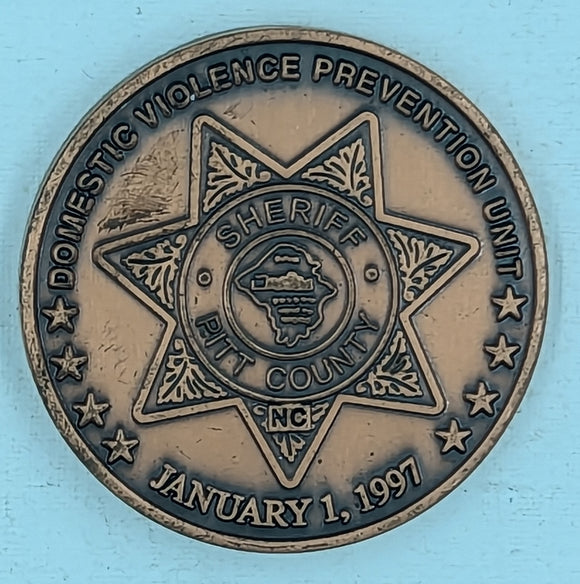 Pitt County Sheriff NC 1997 Police Challenge Coin