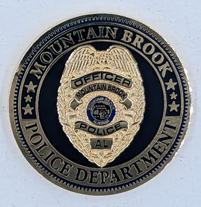 Mountain Brook AL Tactical Police Challenge Coin