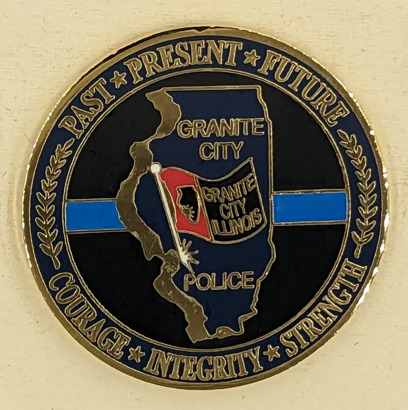 Granite City Illinois Police Challenge Coin