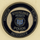 Sterling Heights Police Challenge Coin