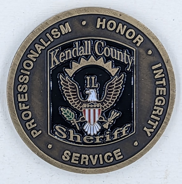Kendall County Sheriff Richard A Randall Police Challenge Coin