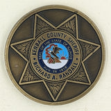 Kendall County Sheriff Richard A Randall Police Challenge Coin