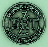 Gainesville Police Dept. Special Response Team Challenge Coin