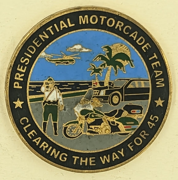 Palm Beach County Sheriff's Office Presidential Motorcade Police Challenge Coin