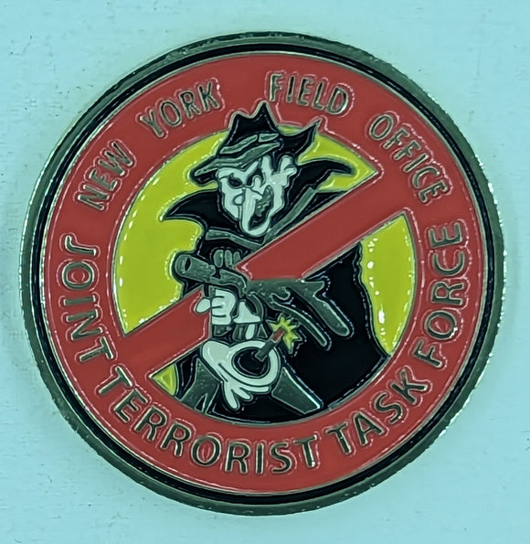 New York Field Office Terrorist Task Force 9-11 Police Challenge Coin