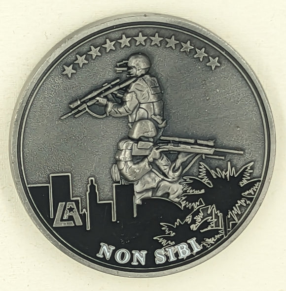 LAPD Hunt The Wolf Police Challenge Coin