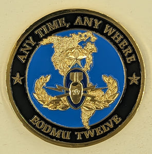 EODMV Twelve Navy Challenge Coin