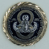 EOD Mobile Unit Eight Thunderstealers Don't Quit Navy Challenge Coin