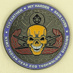 NSWC Indian Head EOD Technology Division Keepers of the Fire Navy Challenge Coin