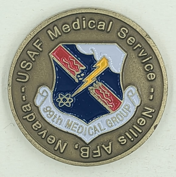 USAF Medical Service Nellis AFB, Nevada Air Force Challenge Coin