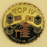 374th Civil Engineer Sq Top IV Yokota AB, Japan Air Force Challenge Coin