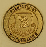 96th Air Base Wing Commanders Eglin AFB Air Force Challenge Coin