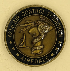 621st Air Control Sq Airedale Air Force Challenge Coin