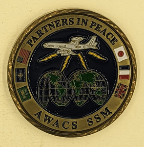 557th Aircraft Sustainment Sq Tinker AFB AWACS Air Force Challenge Coin