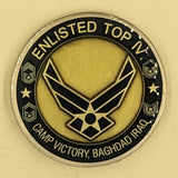 USAFCENT Top-5 Camp Victory, Baghdad Iraq Air Force Challenge Coin