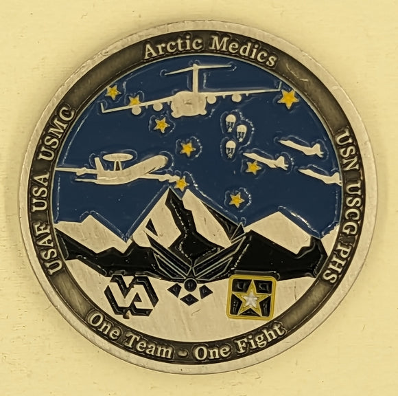 Joint Base Elmendorf-Richardson One Team-One Fight Air Force Challenge Coin