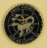 603D Air Control Sq Scorpions Strike Air Force Challenge Coin