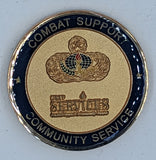 USAF Services Combat Support Air Force Challenge Coin