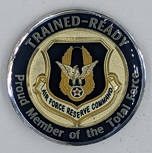 Air Force Reserve Command Above and Beyond Challenge Coin