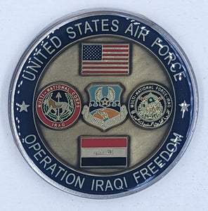 USAF Operation Iraqi Freedom Top IV Air Force Challenge Coin