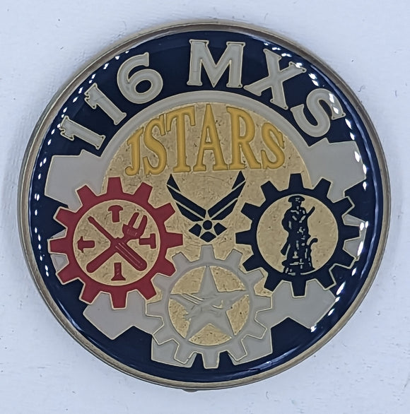 116 MXS JSTARS Commander Air Force Challenge Coin