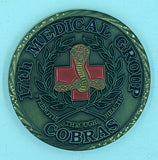 17th Training Wing 17th Medical Group Cobras Air Force Challenge Coin