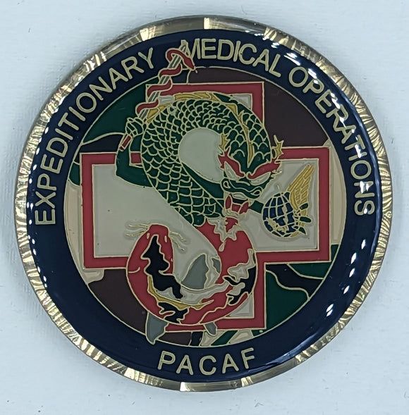 Expeditionary Medical Operations PACAF Air Force Challenge Coin
