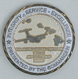 15th Mission Support Sq Hickam AFB Hawaii Air Force Challenge Coin