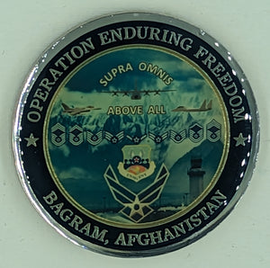 Air Force Sergeant Association OEF Bagram Afghanistan Challenge Coin