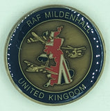 100th Air Refueling Wing Legal Office RAF Mildenahall UK Air Force Challenge Coin