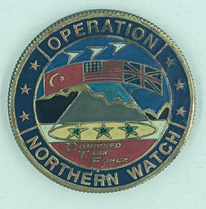 USAF Civil Engineering Operation Northern Watch Air Force Challenge Coin