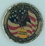 ACC Postal Services Air Combat Command Air Force Challenge Coin