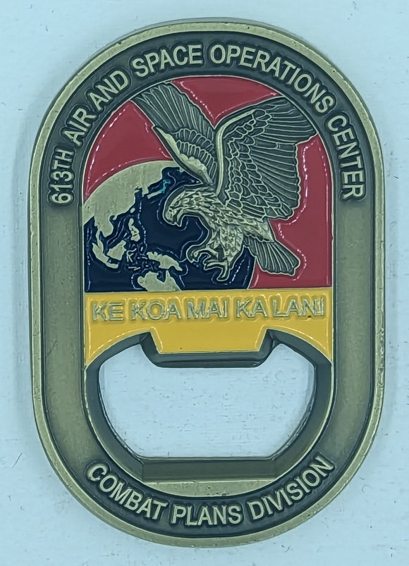 613th Air and Space Operations Center Combat Plans Division Air Force Challenge Coin