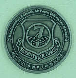 7th Air Force Korea Directorate of Installations & Mission Support Air Force Challenge Coin