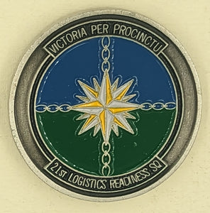 21st Logistics Readiness Squadron Air Force Challenge Coin