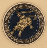 364th Training Squadron Service With Honor Air Force Challenge Coin