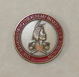 Rare Vintage! DEVGRU SEAL Team 6 / Six Red Squadron Tier-1 Navy Challenge Coin
