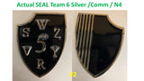 INFORMATION:  SEAL Team 6 / DEVGRU Silver Squadron COMM N4 FAKE vs. REAL Navy Challenge Coin