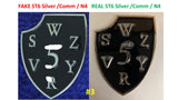INFORMATION:  SEAL Team 6 / DEVGRU Silver Squadron COMM N4 FAKE vs. REAL Navy Challenge Coin