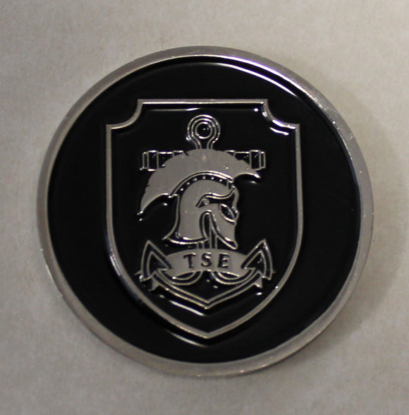 Naval Special Warfare DEVGRU SEAL Team Six/6 White Squadron Intelligence Tactical Support Element (TSE) Navy Challenge Coin