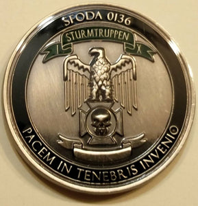 10th Special Forces Group 1st Battalion C Company ODA 0136 Army Challenge Coin