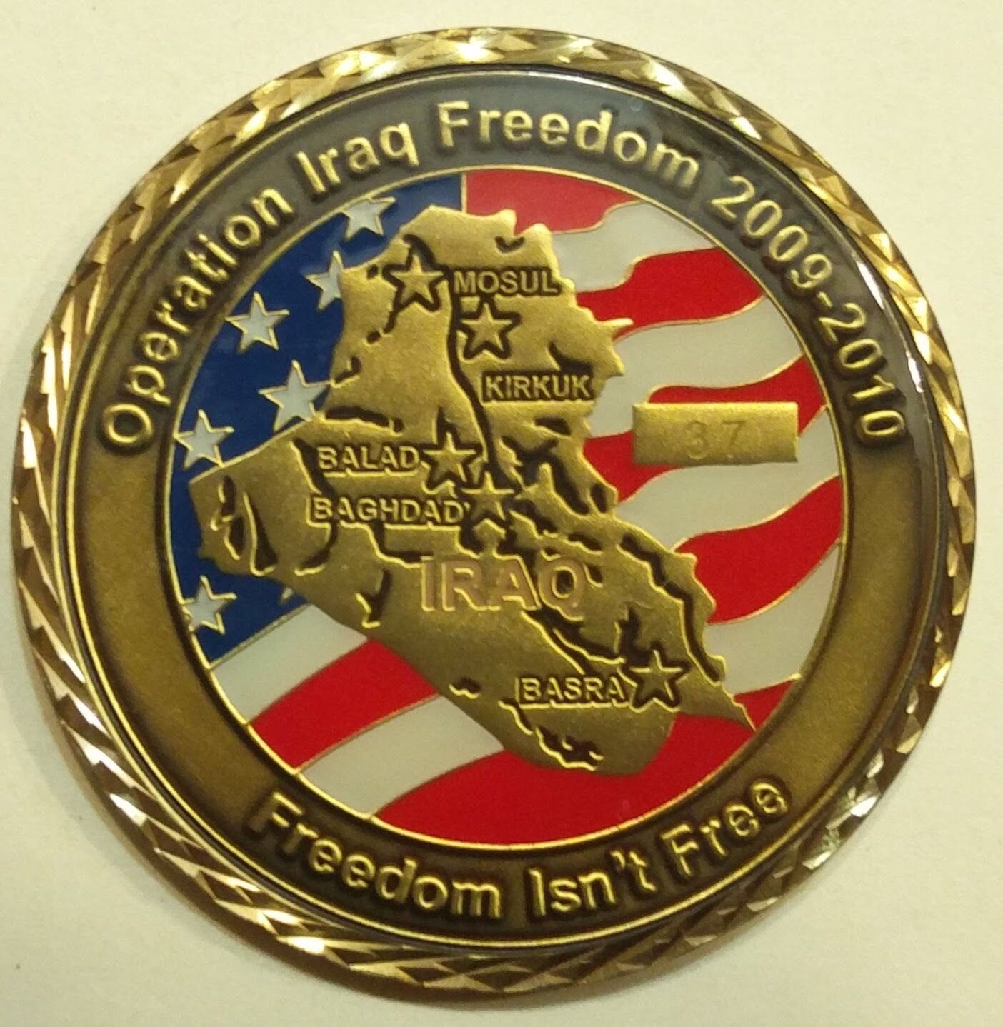 175th Forward Support Co Op Iraqi Freedom ser# 37 Army Challenge